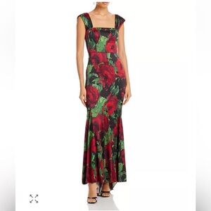 Alice + Olivia Floral Azra Evening Gown